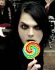 Gerard Way With Lollipop