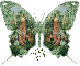 green glitter girl butterfly katie