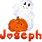 Joseph - ghost with pumpkin