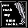 emo socks