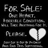 1 heart for sale