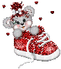teddybear in shoe