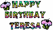 Happy Birthday Teresa