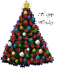 Happy Holidays tree