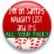 I'm on naughty list button