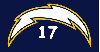 san diego chargers #17