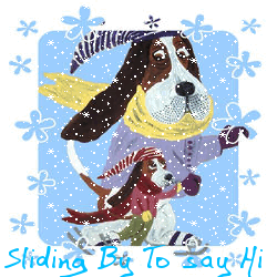dogs on the snow
