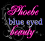 phoebe, blue, eyed, eyes, beauty