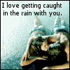 In the rain with you