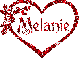 Heart Melanie Glitter