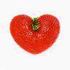 heart shapped strawberry