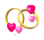 WEDDING BANDS WITH HEARTS