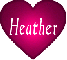 HEART WITH NAME HEATHER