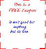 Free coupon