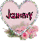 Pink Heart & Roses: Jammy
