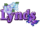 Purple Flower & Butterfly: Lynds