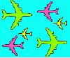 airplanes.