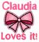 Claudia Loves it!