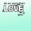 Sorry that I love you