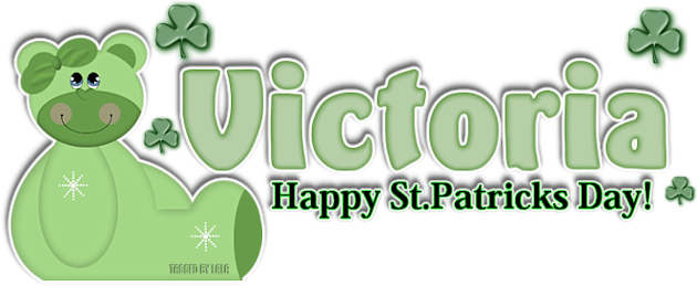 Victoria,Happy St.Patricks Day