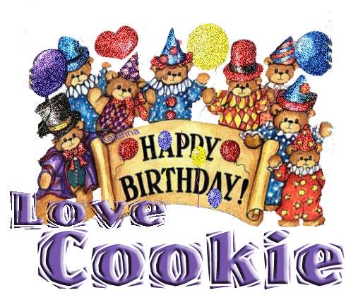 happy birthday love cookie