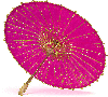 pink glitter umbrella