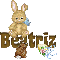 Animated Easter Bunny: Beatriz