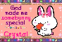 Crystal- God made me special