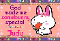 Judy-God made me