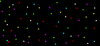 Black + Multicolored Dots