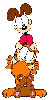 Garfield,Odie And Pooky