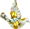 Daisy Flower Bird