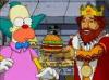 The King Offers Krusty A Whopper