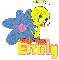 Emily Angel Tweety With Flower