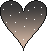 black sparkling heart