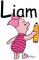 Piglet writing - Liam