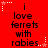 ferret with rabies