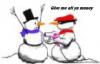 snowman getting robbed