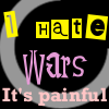 Wars are painful