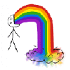 Barfing up a rainbow!!