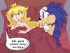 Princess Peach & Sonic TOTALLY awkward moment