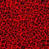 Red leopard print