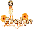 Evelyn ... orange girl !