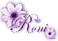 Purple Flower- Roni