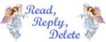 read, reply, delete