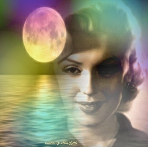 marilyn monroe,full moon