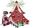 MERRY CHRISTMAS/TREE/LADY