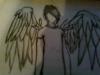 Emo angel drawing