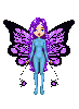 blue/purple Butterfly doll