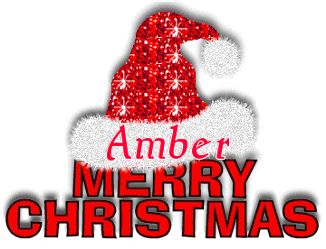 Red Santa Hat - Amber